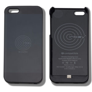 Carcasă de Încărcare Qi ACV* pentru IPhone® 5/5S, negru