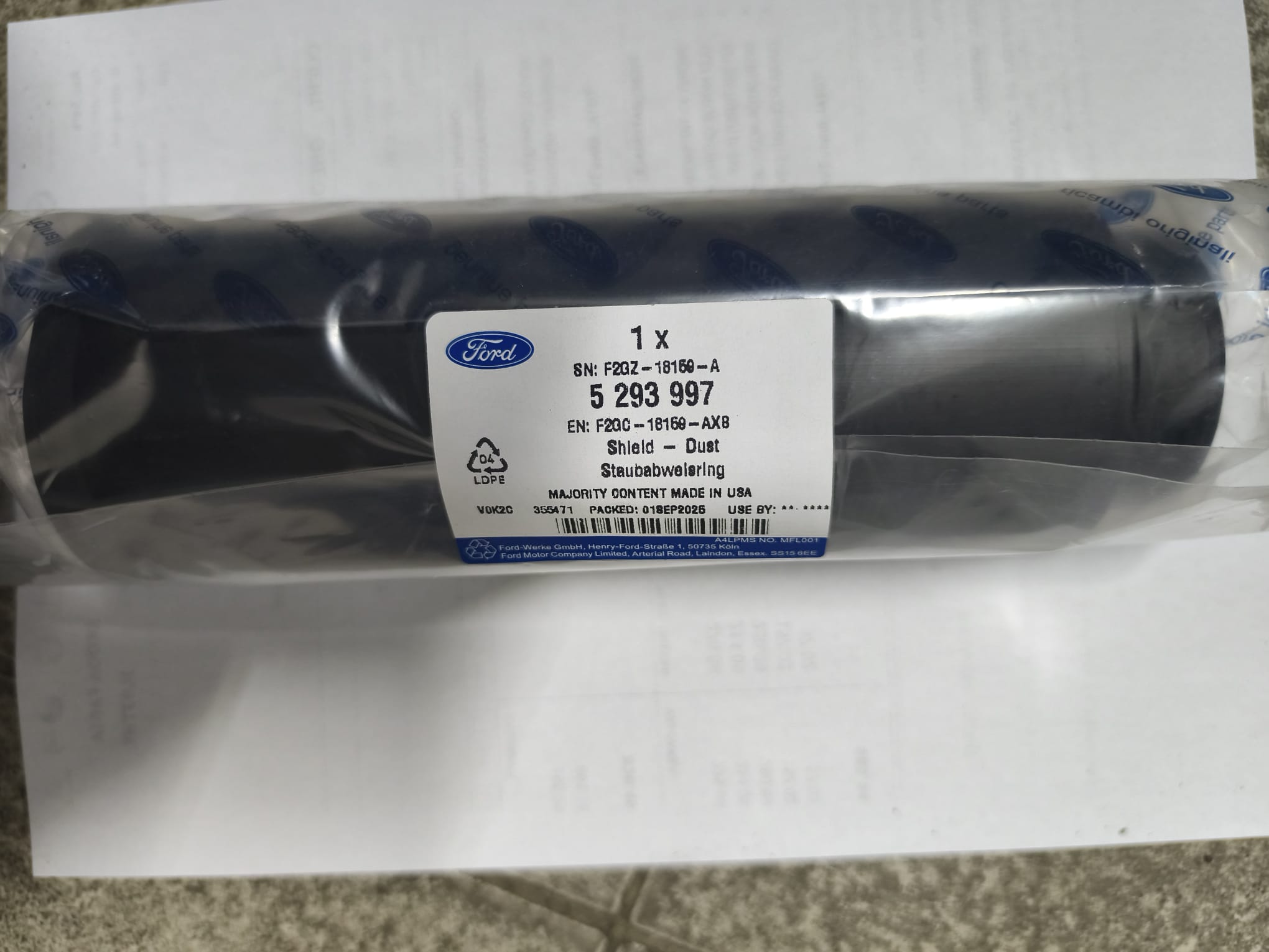 PROTECTIE AMORTIZOR SPATE FORD MUSTANG