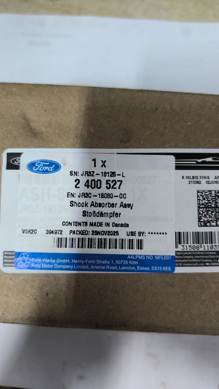 AMORTIZOR SPATE DR FORD MUSTANG